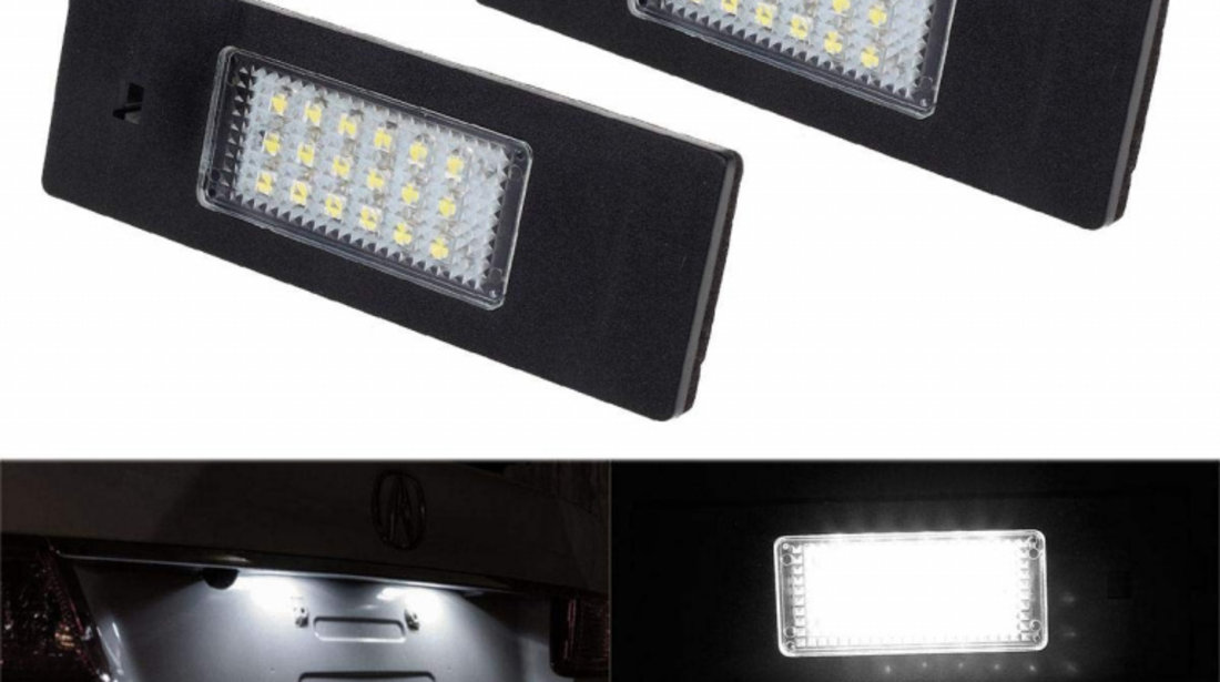 Set Lampi Numar Inmatriculare Led Bmw Seria 1 E87 2007-2013 B105-047