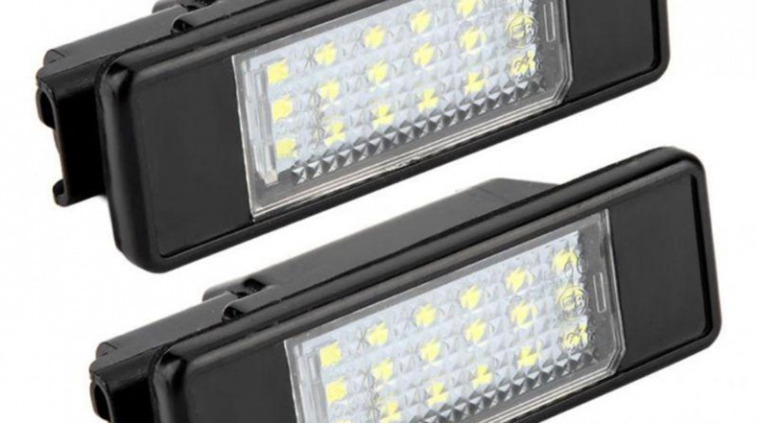 Set Lampi Numar Inmatriculare Led Citroen C3 1 2002→ 5 Usi Hatchback PC101-7603