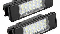 Set Lampi Numar Inmatriculare Led Citroen C3 Pluri...