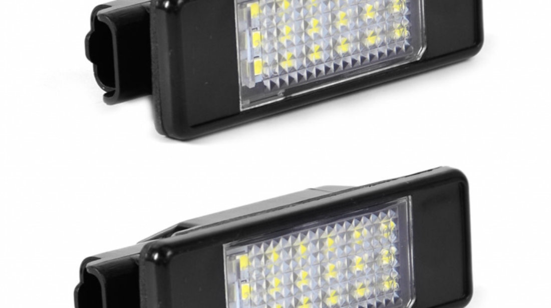 Set Lampi Numar Inmatriculare Led Citroen C5 3 2008→ 4 Usi / 5 Usi PC101-7603