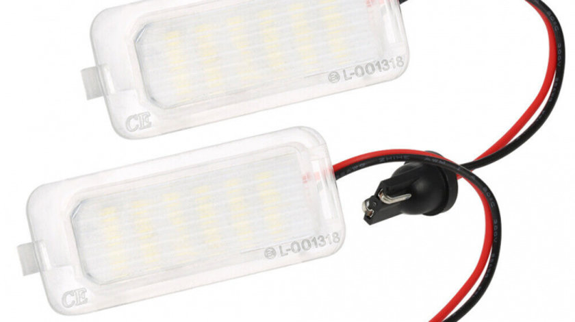 Set Lampi Numar Inmatriculare Led Ford Fiesta 6 2008→ BTLL-044