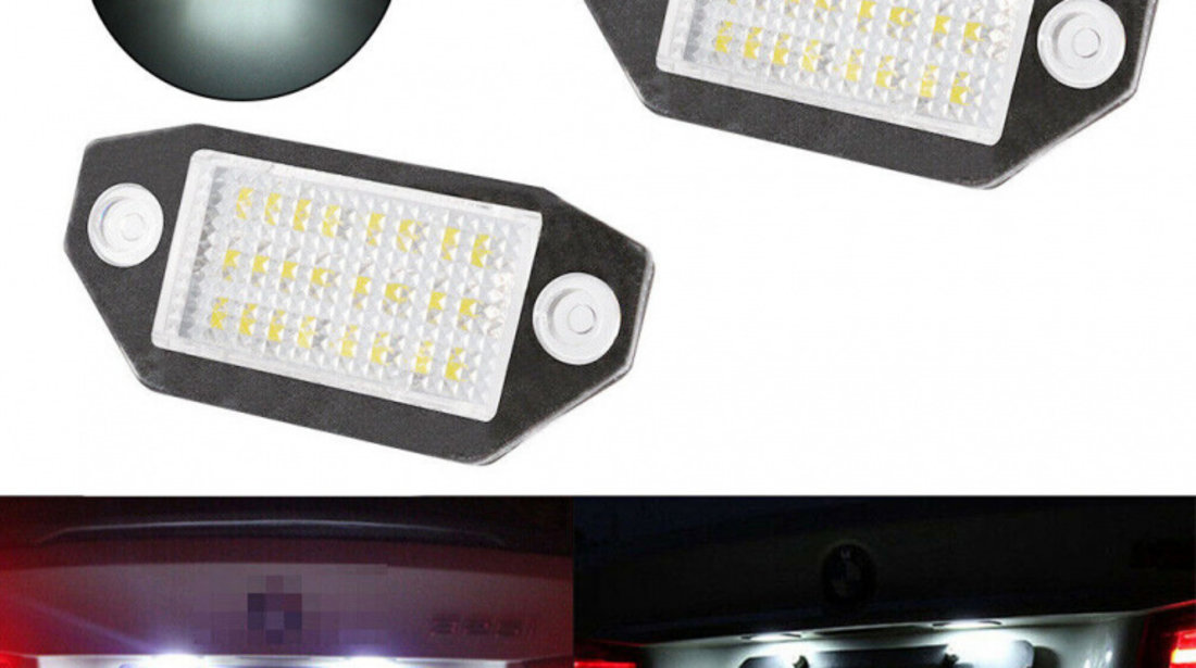 Set Lampi Numar Inmatriculare Led Ford Mondeo 3 2000-2007 BTLL-120 715713