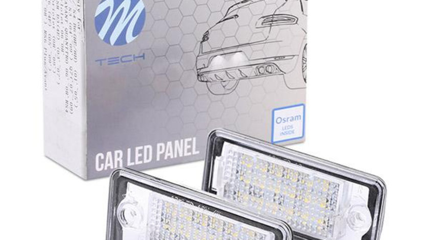 Set Lampi Numar Inmatriculare Led M-Tech Audi A3 8P1 2003-2013 CLP012