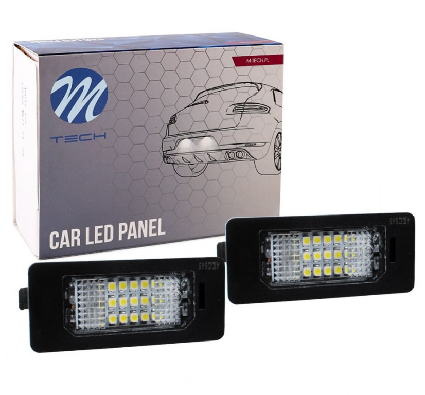Set Lampi Numar Inmatriculare Led M-Tech Audi A7 2010→ CLP014