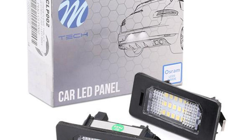 Set Lampi Numar Inmatriculare Led M-Tech Bmw X1 E84 2009-2015 CLP002