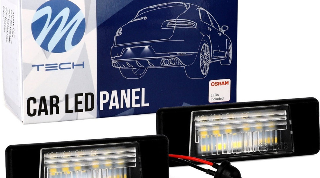 Set Lampi Numar Inmatriculare Led M-Tech Nissan X-Trail 2 2007-2013 CLP106