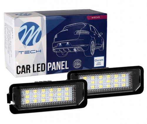 Set Lampi Numar Inmatriculare Led M-Tech Seat Ibiza 4 2008→ CLP103