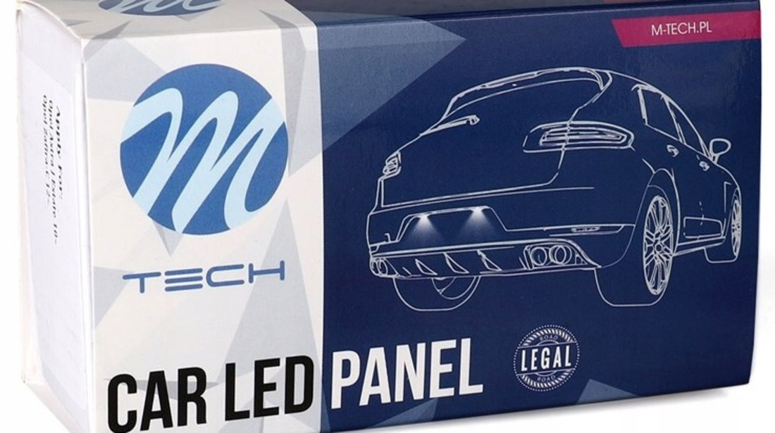 Set Lampi Numar Inmatriculare Led M-Tech Seat Leon 2 2005-2012 CLP103