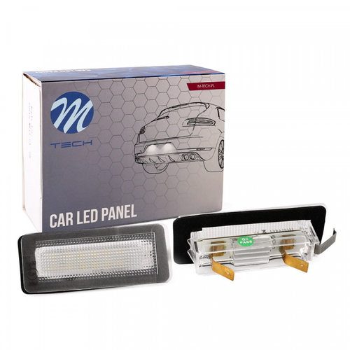 Set Lampi Numar Inmatriculare Led M-Tech Smart ForTwo 450 2004-2007 CLP040