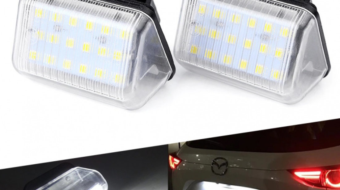 Set Lampi Numar Inmatriculare Led Mazda CX-5 2013-2015 BTLL-128