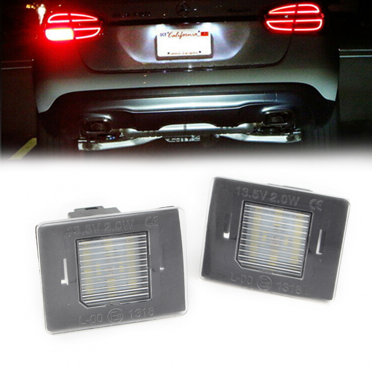 Set Lampi Numar Inmatriculare Led Mercedes-Benz A-Class W176 2012→ M104-BTLL-109