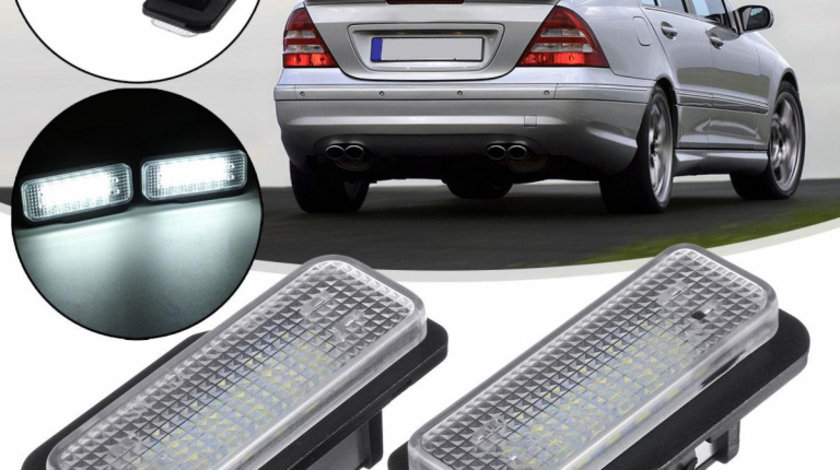 Set Lampi Numar Inmatriculare Led Mercedes-Benz C-Class W203 2000-2007 Combi M101-7203