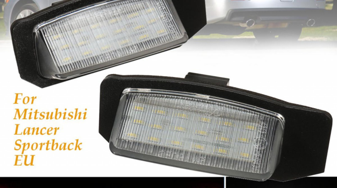 Set Lampi Numar Inmatriculare Led Mitsubishi BTLL-215