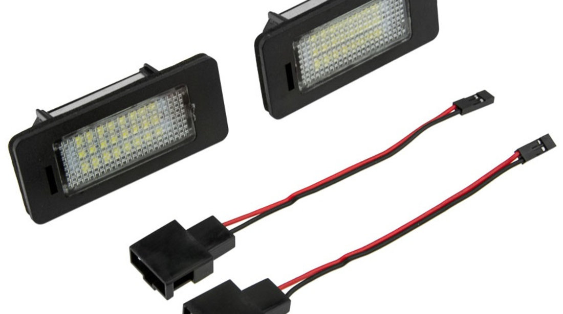 Set Lampi Numar Inmatriculare Led Nty Audi A4 B8 2007-2015 ELP-AU-001