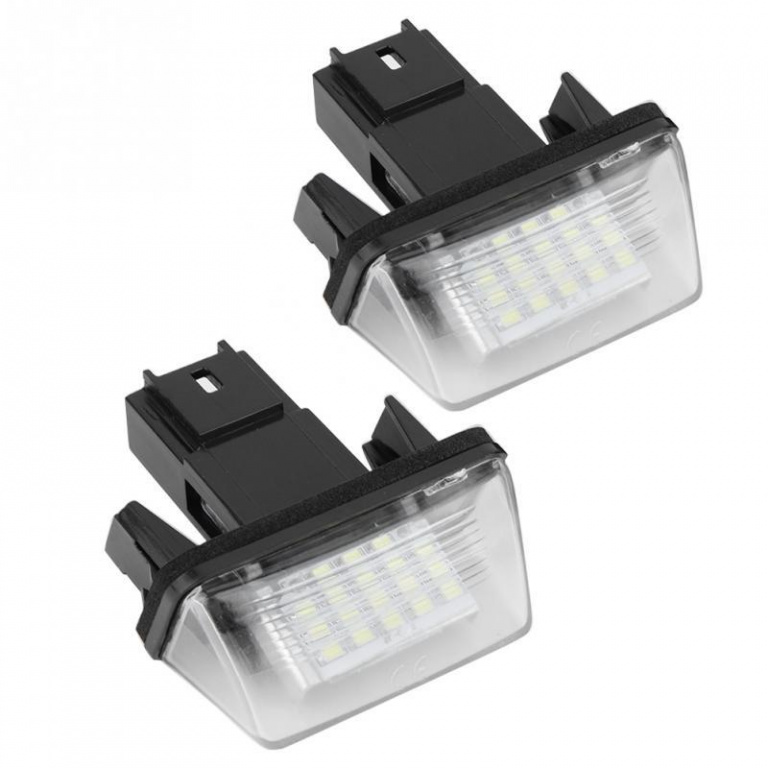 Set Lampi Numar Inmatriculare Led Peugeot 308 2007→ PC102-7601