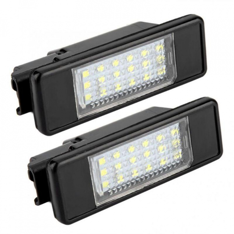 Set Lampi Numar Inmatriculare Led Peugeot 406 2000-2004 2 Usi / 4 Usi PC101-7603