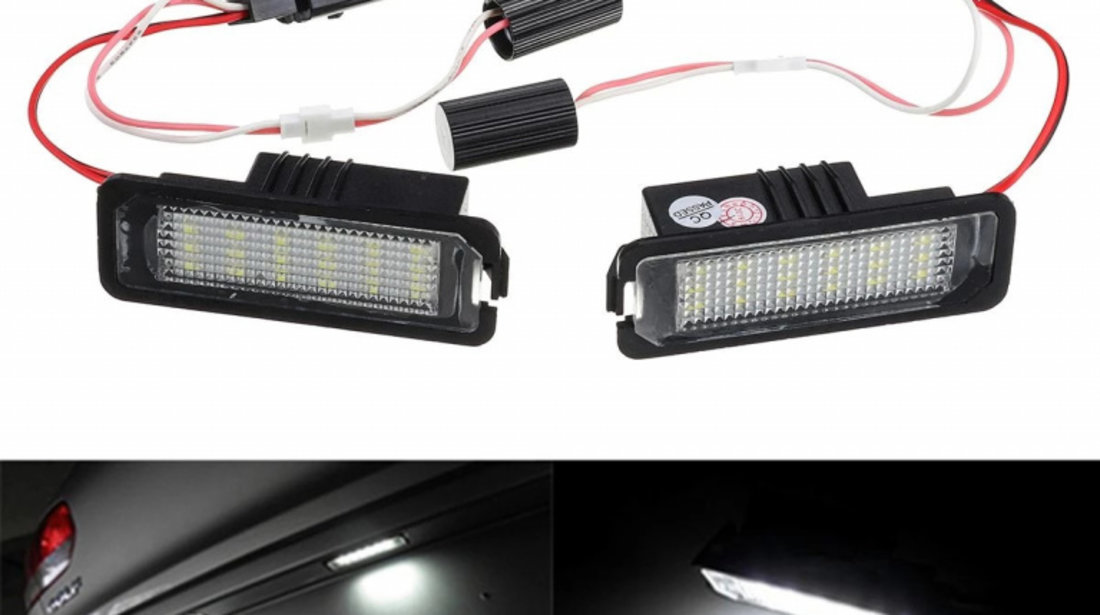 Set Lampi Numar Inmatriculare Led Porsche 911 Turbo/GT2 1998-2010 BTLL-022