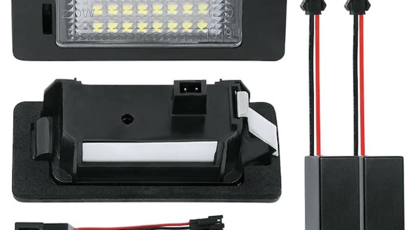 Set Lampi Numar Inmatriculare Led Porsche Panamera 970 2010→ 4 Usi BTLL-010