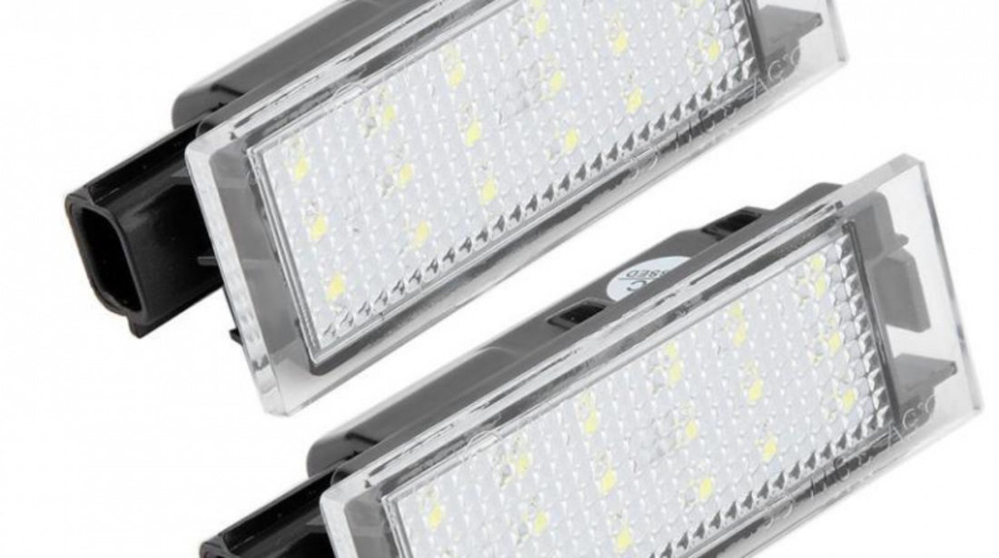 Set Lampi Numar Inmatriculare Led Renault Clio 3 2005-2014 3 / 5 Usi R101-71601