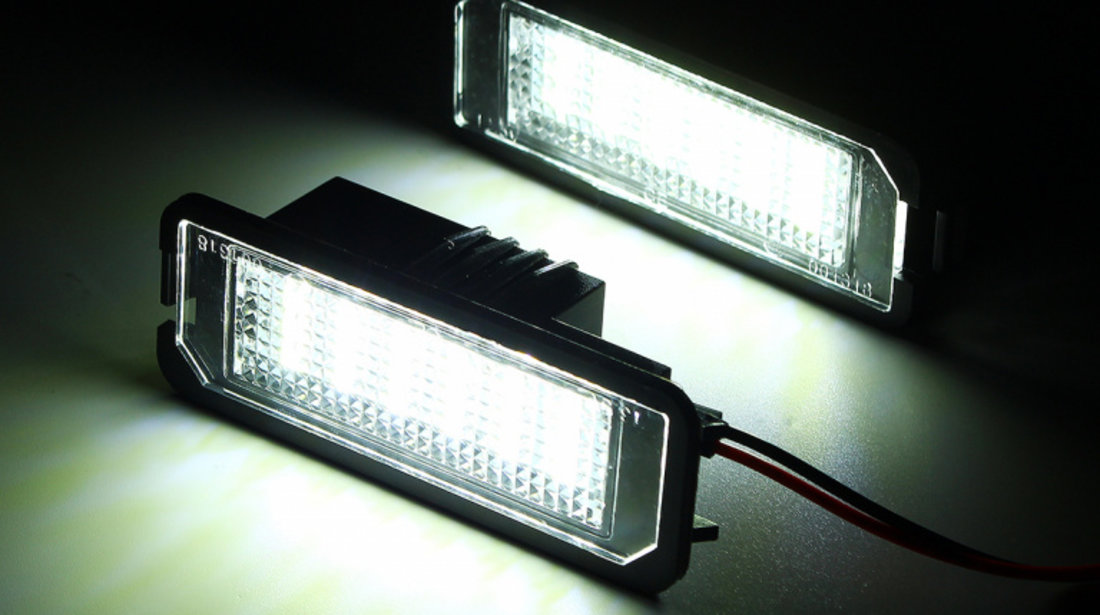 Set Lampi Numar Inmatriculare Led Seat Altea XL 2006→ W101-7402