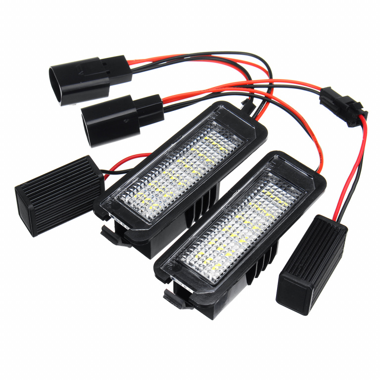 Set Lampi Numar Inmatriculare Led Volkswagen Passat B6 2005-2011 Sedan W101-7402