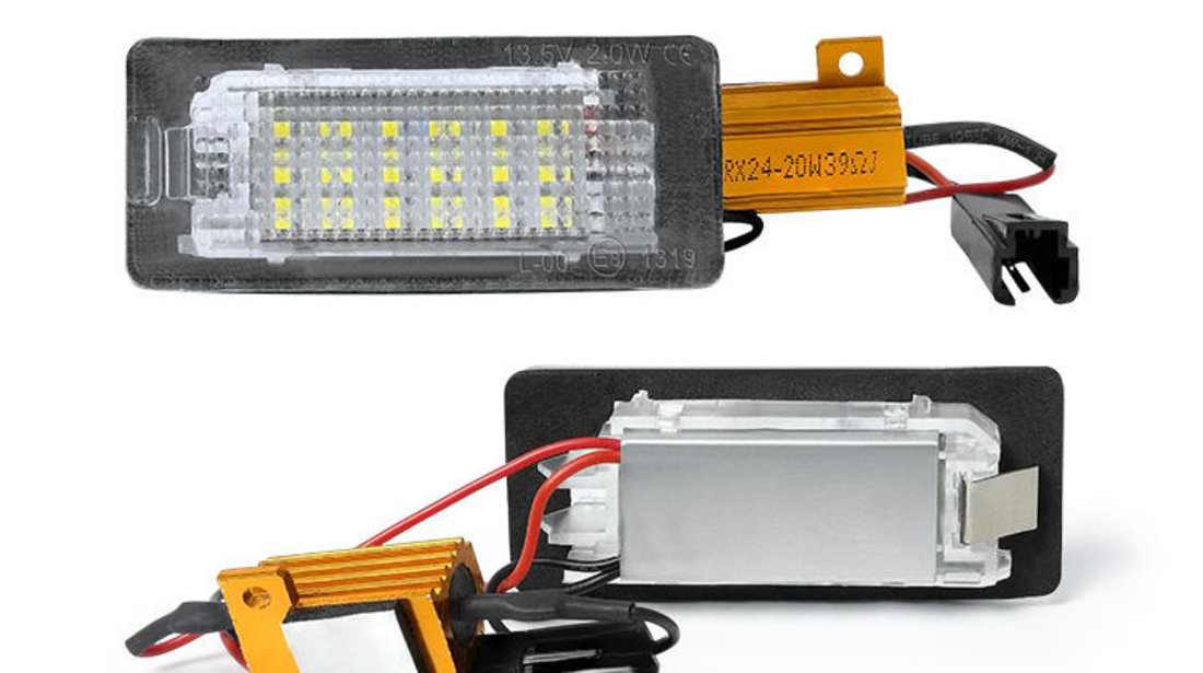 Set Lampi Numar Inmatriculare Led Volkswagen Touareg 2 2011→ W103-7413