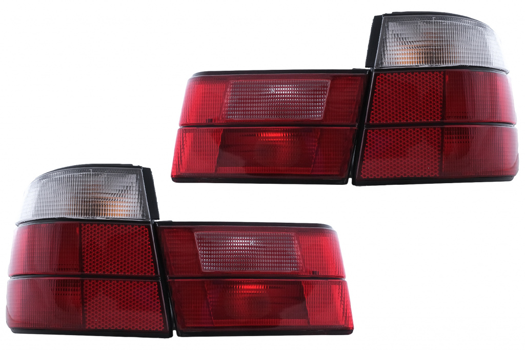 Set Lampi Stopuri Compatibil Cu Bmw Seria 5 E34 1987-1995 Sedan Rosu TLBME34