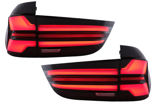 Set Lampi Stopuri Full Led Compatibil Cu Bmw X5 F15 2013-2018 Conversie la G05 Design TLBMF15NL