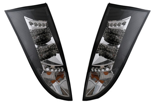 Set Lampi Stopuri Led Compatibil Cu Ford Focus 1 DAW, DBW 1998-2004 Hatchback Negru TLFOFMK1BLED