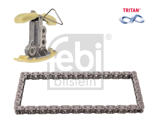 Set lant, antrenare pompa ulei (172933 FEBI BILSTEIN) MERCEDES-BENZ