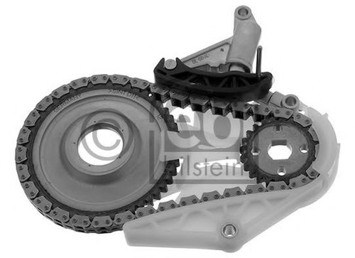 Set lant, antrenare pompa ulei BMW Seria 5 (F10, F18) (2009 - 2016) FEBI BILSTEIN 46140 piesa NOUA
