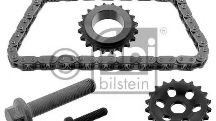 Set lant, antrenare pompa ulei MINI MINI (R56) (2006 - 2013) FEBI BILSTEIN 48384 piesa NOUA