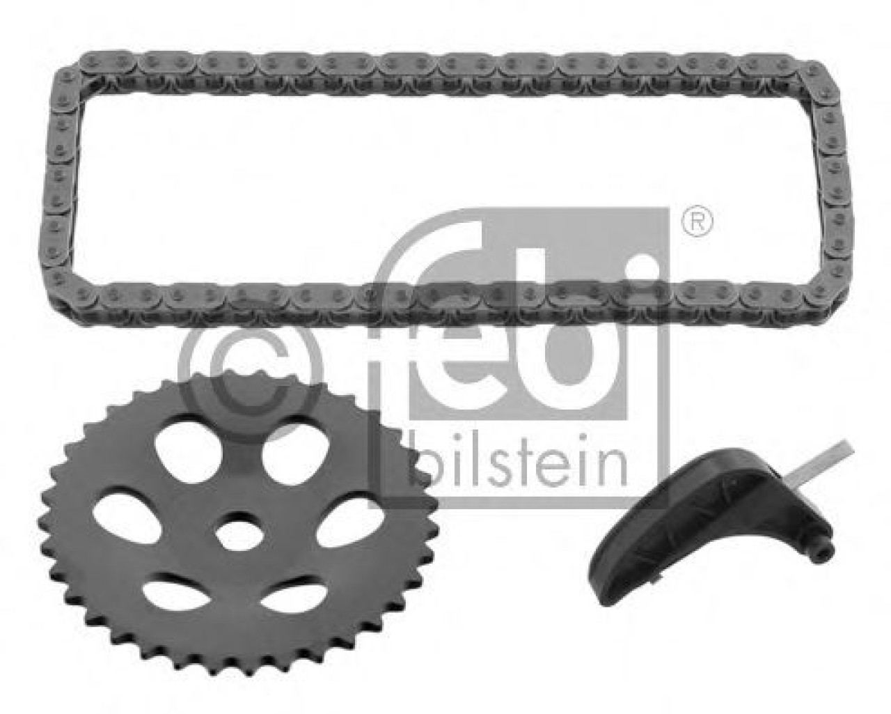 Set lant, antrenare pompa ulei SEAT IBIZA V (6J5, 6P1) (2008 - 2016) FEBI BILSTEIN 33839 piesa NOUA