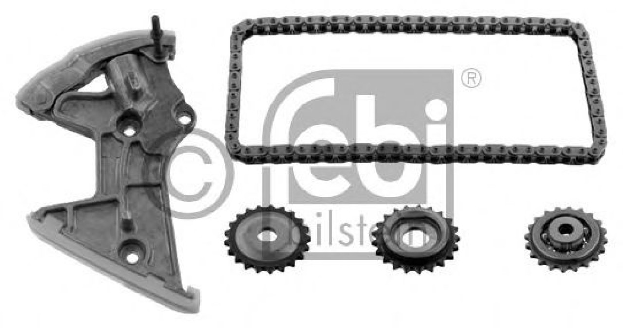 Set lant, antrenare pompa ulei SKODA FABIA I Combi (6Y5) (2000 - 2007) FEBI BILSTEIN 32266 piesa NOUA