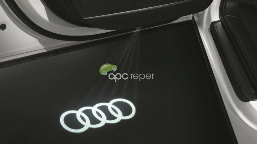 Set Led Usi / Holograma Audi Original cu inscriptie "Sigla Audi''