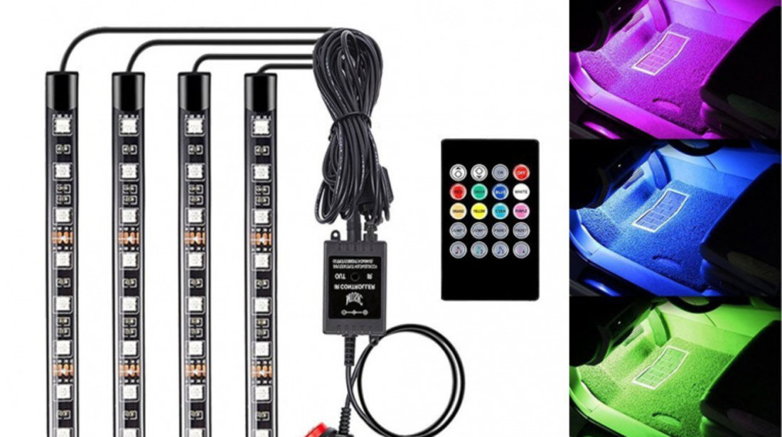 Set Lumini Ambientale Rgb Interior RGB-18 SMD