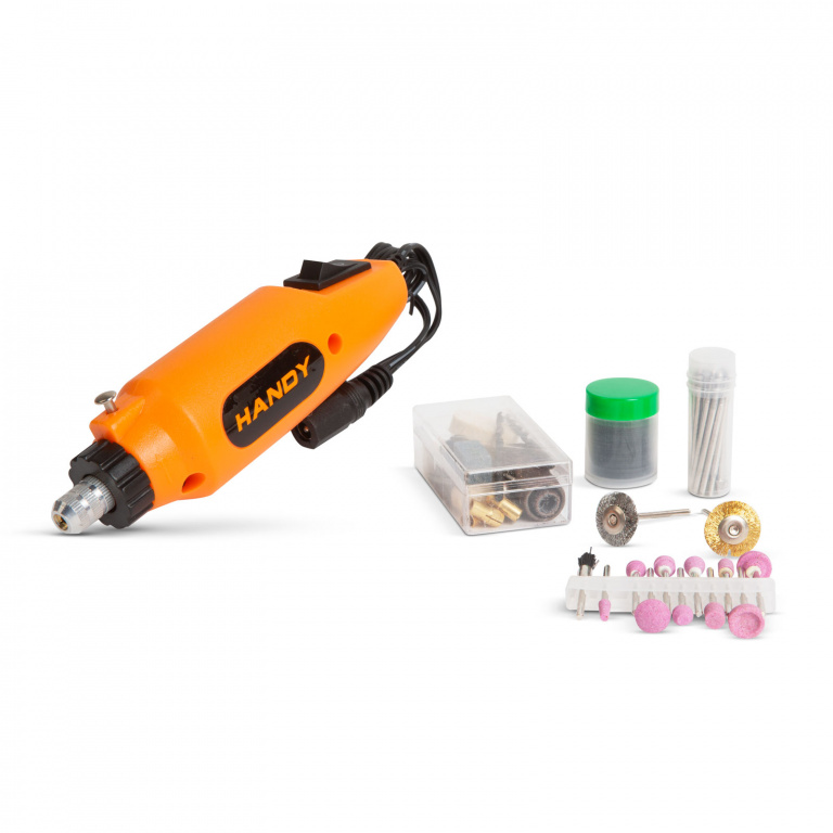 Set mașină pirogravat, șlefuit - 78 componente - 230 V 10368