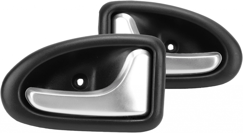 Set Maner Deschidere Usa Interior Fata / Spate Dreapta + Stanga Am Renault Kangoo 1 1998-2008 Aluminiu / Crom 8200028995 5430 + 8200028994 5429