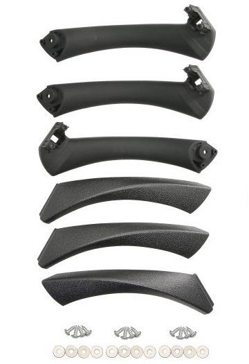 Set Maner Usa Interior Fata / Spate Dreapta / Stanga Blic Bmw Seria 3 E91 2004-2012 Negru 8800-00-00...