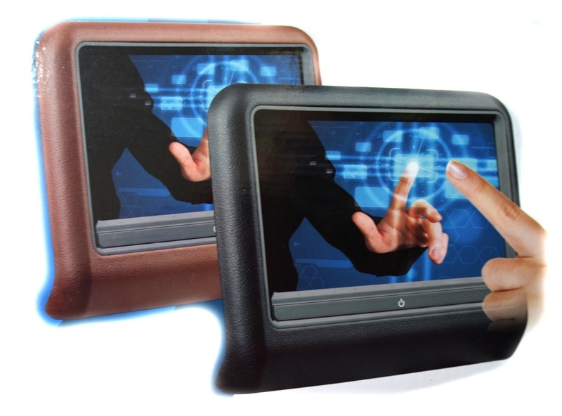 Set Monitoare Dvd Tetiera Touchscreen 980 Negru 2 Buc
