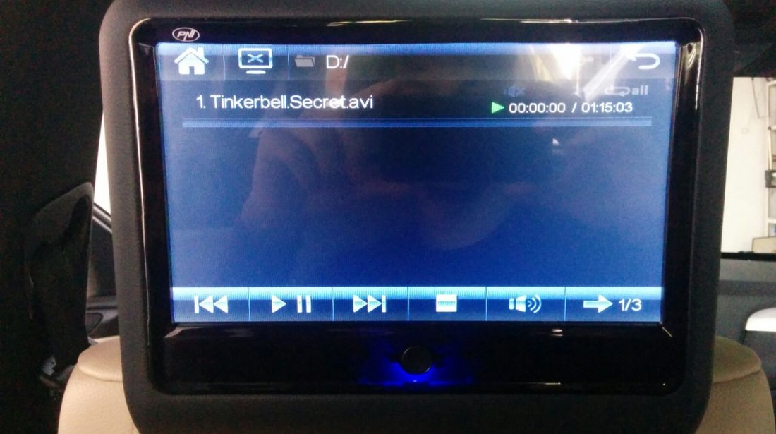 SET MONITOARE TETIERA DEDICATE BMW ECRAN 9'' TOUCHSCREEN DVD PLAYER SD USB PNI DB900 HD