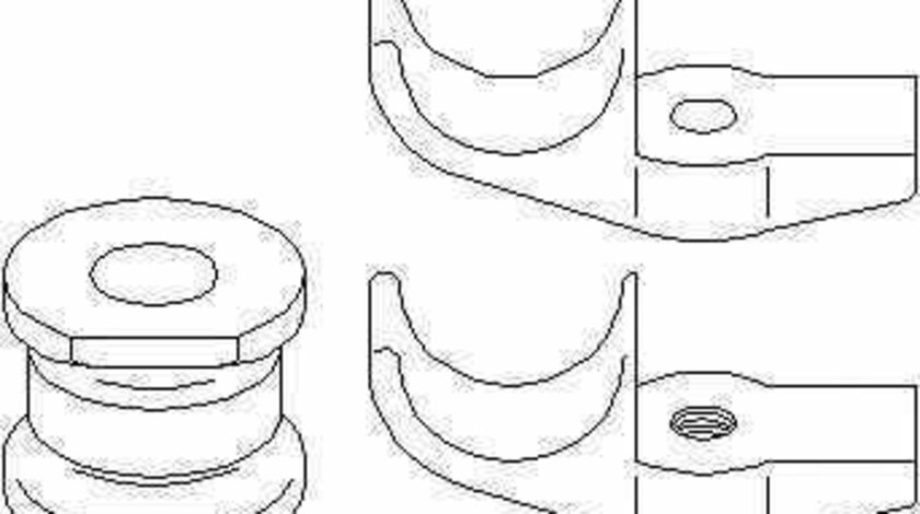 Set montaj stabilizator MERCEDES-BENZ M-CLASS W163 TOPRAN 401 700