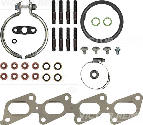Set montaj, turbocompresor (041030301 VICTOR REINZ) VAUXHALL