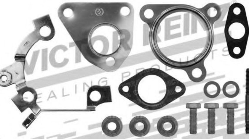 Set montaj, turbocompresor ALFA ROMEO MITO (955) (2008 - 2016) VICTOR REINZ 04-10184-01 piesa NOUA