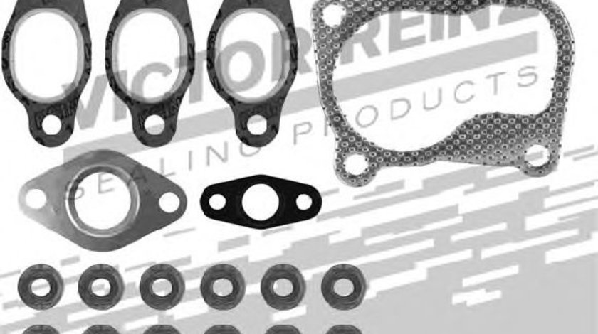 Set montaj, turbocompresor AUDI A2 (8Z0) (2000 - 2005) VICTOR REINZ 04-10118-01 piesa NOUA