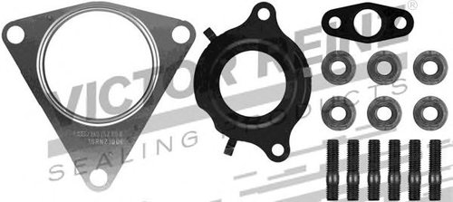 Set montaj, turbocompresor AUDI A4 (8K2, B8) (2007 - 2015) VICTOR REINZ 04-10131-01 piesa NOUA