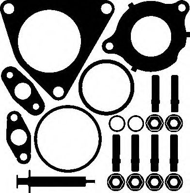 Set montaj, turbocompresor AUDI A5 (8T3) (2007 - 2016) ELRING 226.510 piesa NOUA
