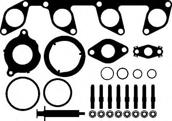 Set montaj, turbocompresor AUDI TT (8J3) (2006 - 2014) ELRING 303.100 piesa NOUA