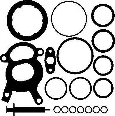 Set montaj, turbocompresor BMW X1 (E84) (2009 - 2015) ELRING 376.350 piesa NOUA