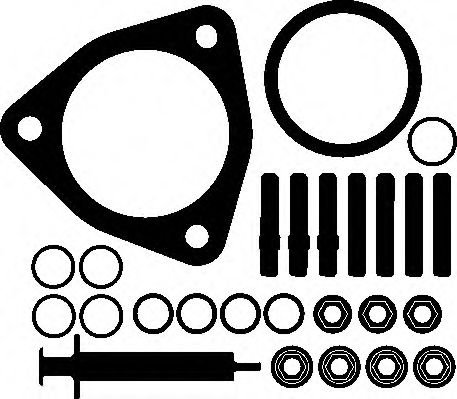 Set montaj, turbocompresor CITROEN DS5 (2011 - 2015) ELRING 376.340 piesa NOUA